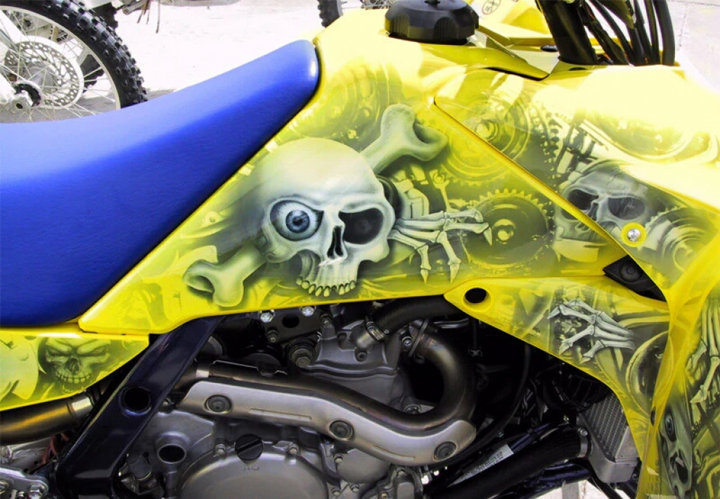 Head Creeps Gelb für Suzuki LTR 450